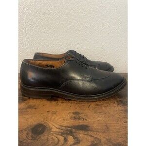 Allen Edmonds Walton Black Leather Dress Shoes Split Toe Oxfords Sz 9 EEE